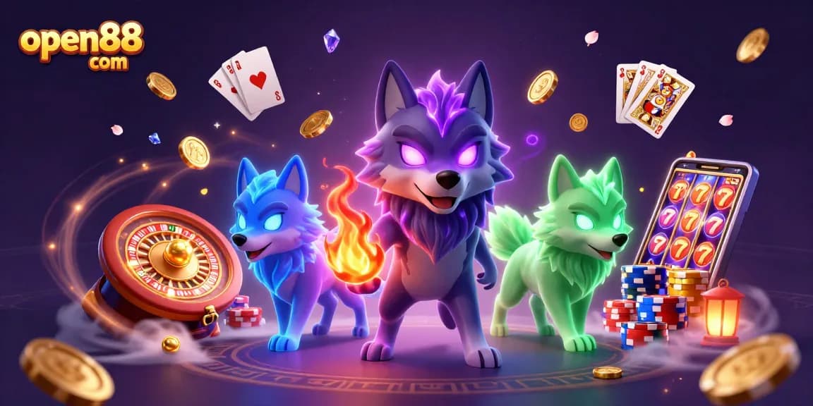 Win big at open88 com with captivating casino games and rich 3D wolf-themed graphics.