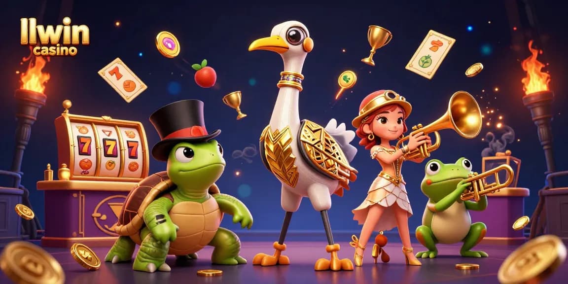 Experience the excitement of llwin casino with vibrant 3D characters and dynamic slot game elements.