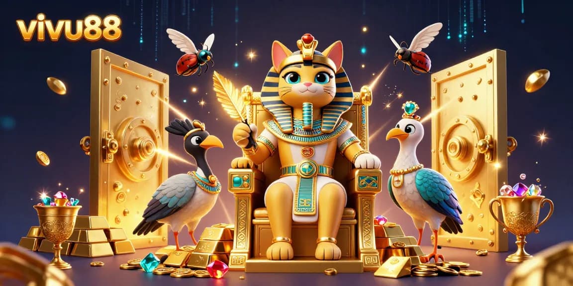 Experience the thrill of vivu88 casino gaming with pharaoh-style entertainment and treasures.