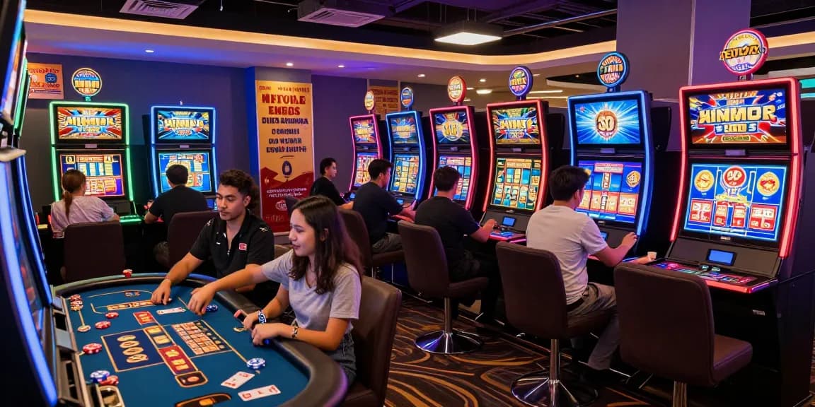 Engaging scene at KO66 Casino showcasing players enjoying games in a vibrant atmosphere.