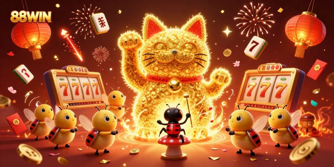 Experience thrilling wins at 88WIN with our vibrant online casino featuring lucky symbols.