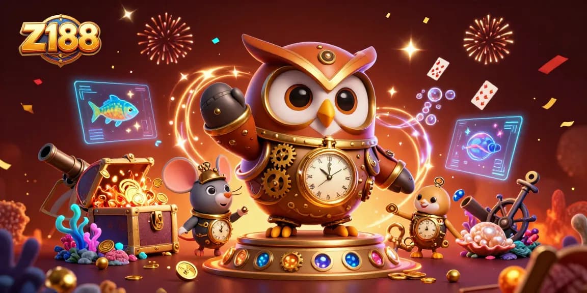 Engage in thrilling games at Z188, featuring steampunk elements of casino adventures.