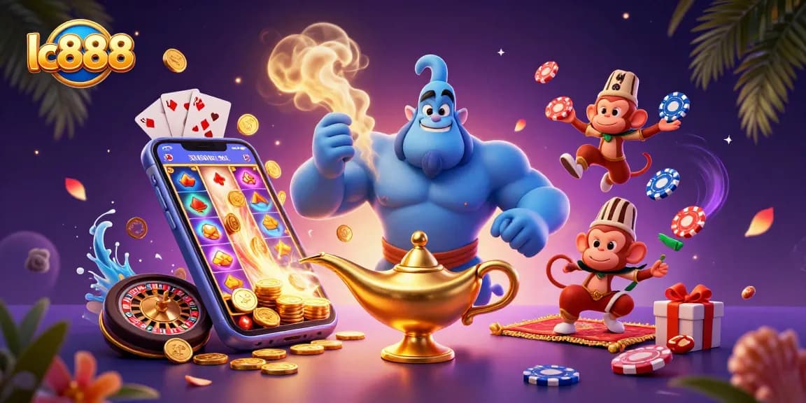 Spin slots with lc888 for a chance at thrilling wins in an enchanted casino realm.