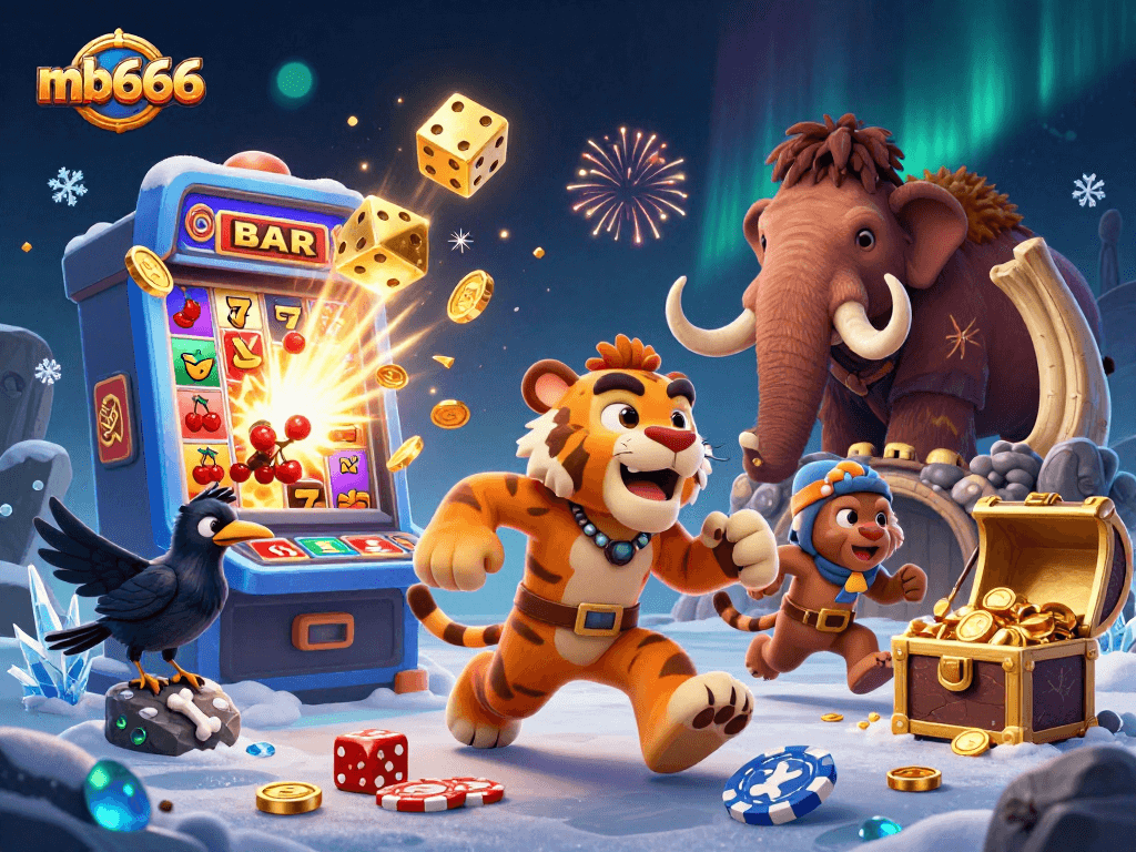 Experience thrilling gameplay at mb666 with vibrant casino elements and characters in action.