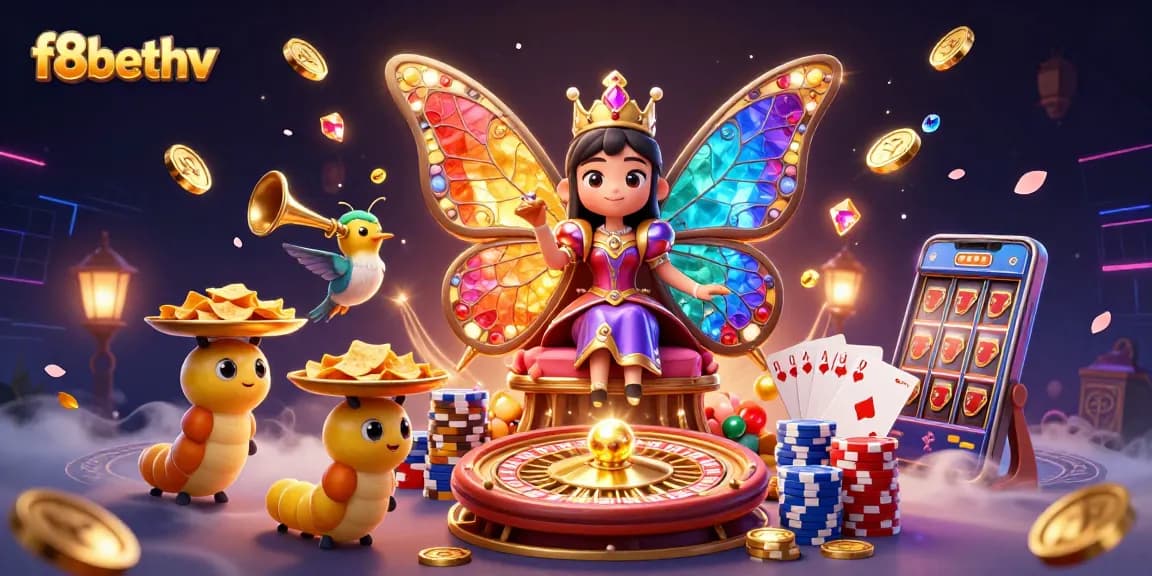 Spin your luck at f8bethv with vibrant casino elements and enchanting characters.
