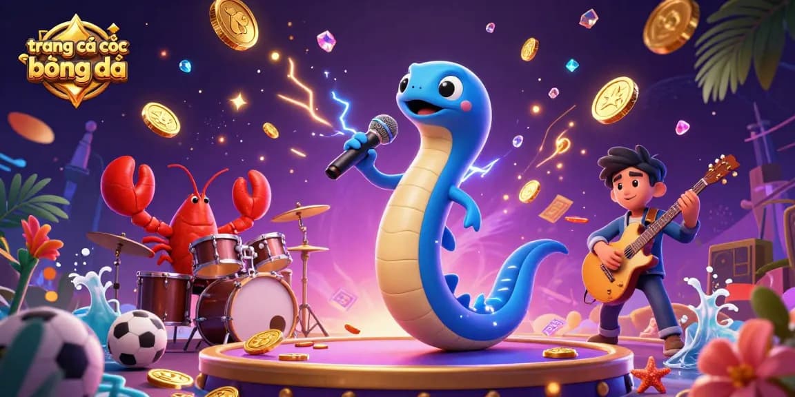 Experience the thrill of trang cá cược bóng đá with vibrant underwater casino scenes featuring dynamic characters.