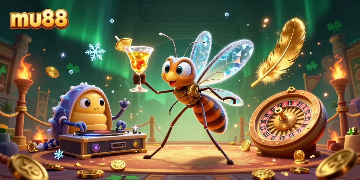 Experience mu88's vibrant casino energy with animated characters and dynamic gaming elements.