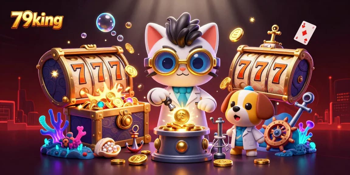 Engage with the entertainment of 79king's exciting slot games featuring animated characters and dynamic scenes.