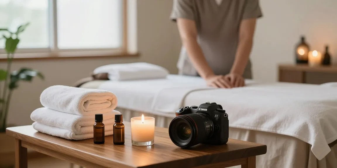 Experience a soothing 서울출장마사지 session in a tranquil spa room.