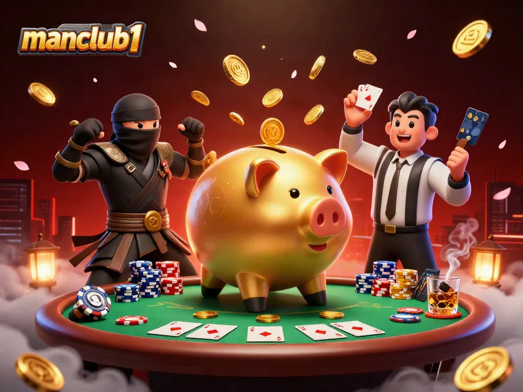 Experience thrilling moments at manclub1 with a dynamic gambling scene featuring high-stakes poker action.