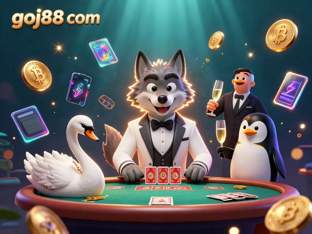 Experience the thrill of goj88 com with vibrant 3D characters in a dynamic casino setting.