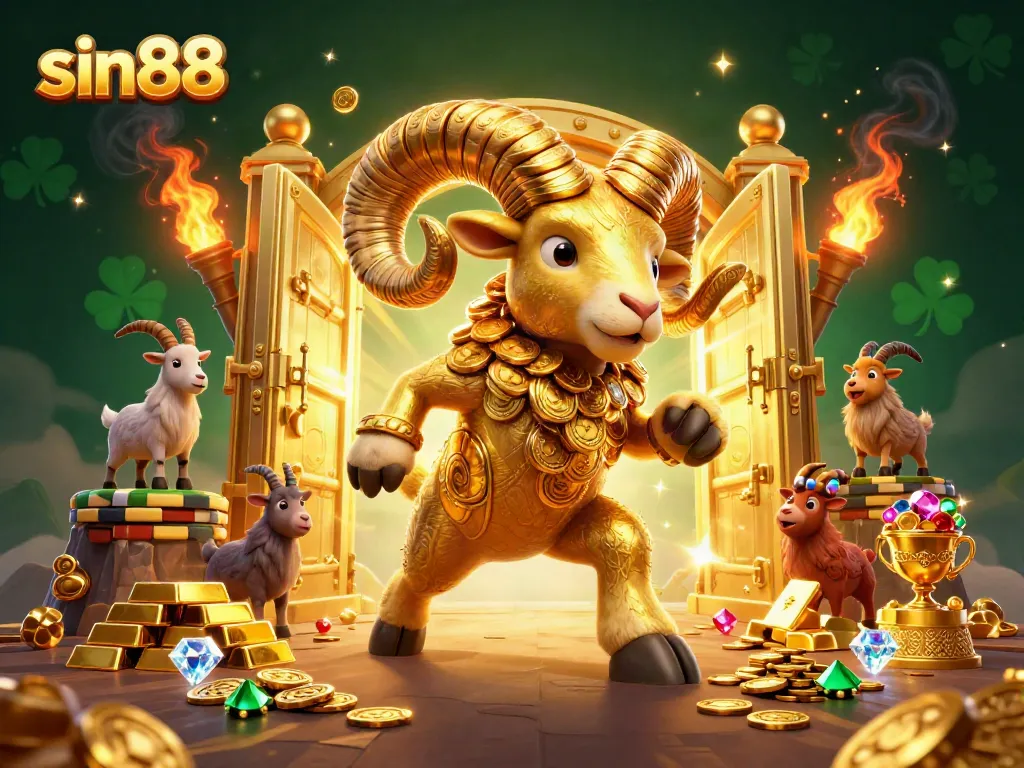Experience thrilling wins at sin88 with vibrant 3D golden ram and rich casino treasures abound.