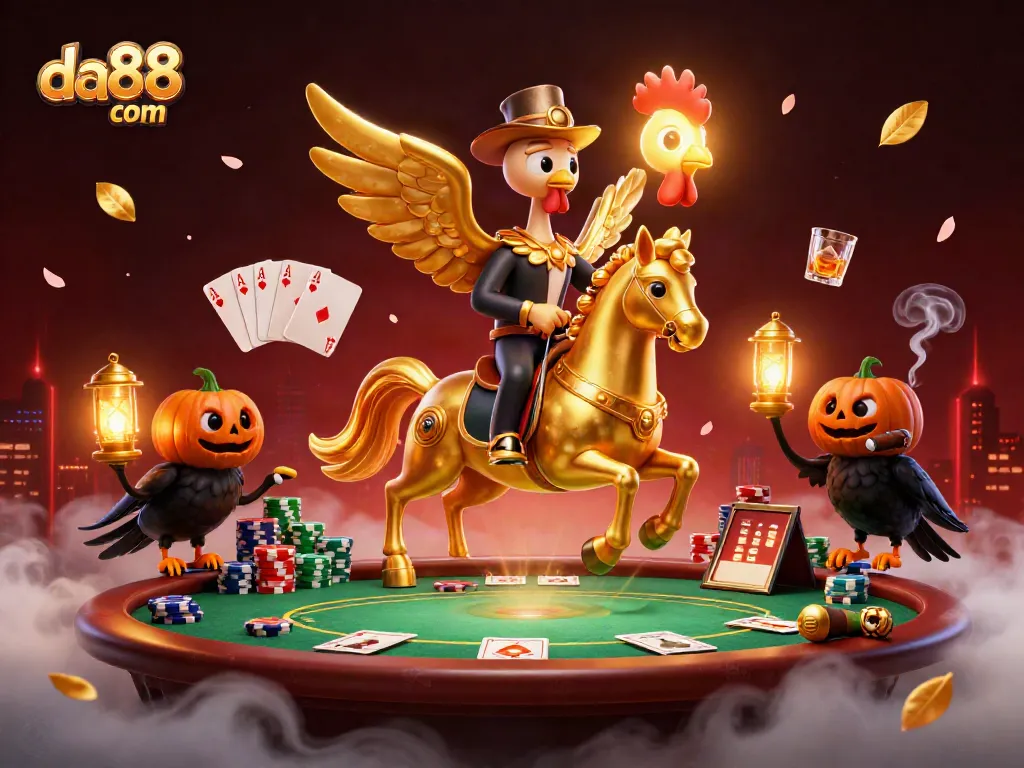 Experience thrilling gaming at da88 com with unique characters illuminating the casino scene.