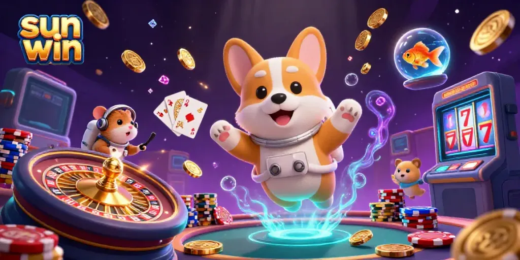 Experience thrilling gameplay in the sun win online casino with vibrant animations and dynamic characters.