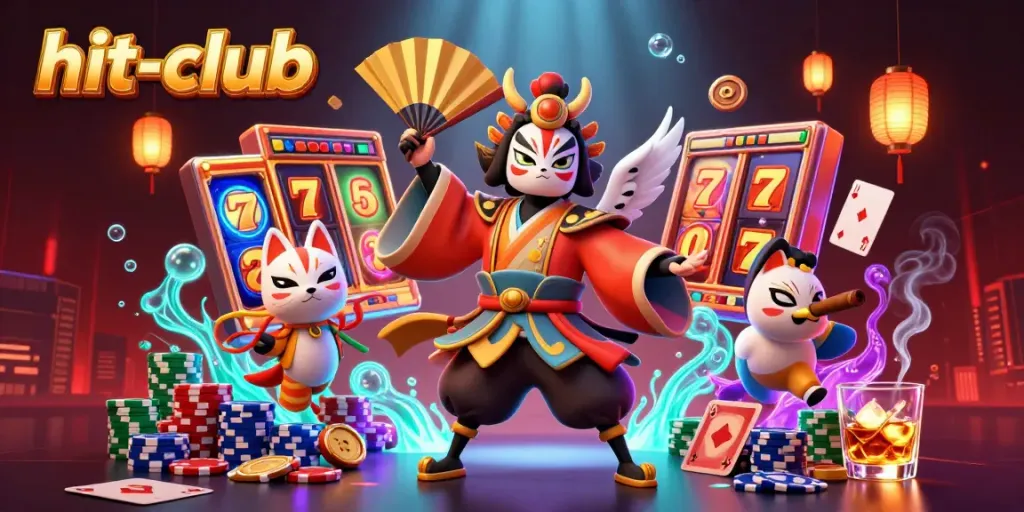 Experience thrilling action at hit-club with slots, poker, and vibrant gaming elements.