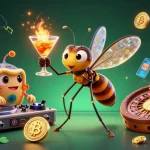 Experience the thrilling world of c168, where casino games come alive with vibrant characters and glowing crypto elements.