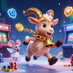 Experience the thrill of NK88 with vibrant casino action featuring unique characters and game elements.