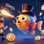 Engage with debet casinos featuring a vibrant underwater scene of an anglerfish, pirate shrimp, and gemstone sea snail.
