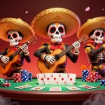 Experience thrilling poker moments with 789win's vibrant 3D mariachi scene celebrating casino excitement.
