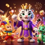 Experience xoilac like never before with a vivid illustration showcasing a thrilling casino scene.