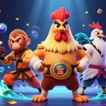 C168 players engage in dynamic lottery games with colorful elements and expert characters.