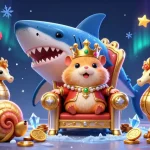 Experience thrilling gameplay with 32WIN, featuring vibrant arcade machines and a majestic hamster king.