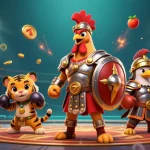 Experience thrilling slots gameplay with sunwin's vibrant casino atmosphere in this exciting illustration.