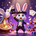 Experience excitement at td88 casino with a 3D illustration of magical characters in a vibrant gaming scene.