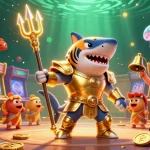 Experience thrilling gameplay at 11WIN with a vibrant underwater casino featuring a majestic tiger shark.