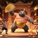 Experience thrilling wins at 23win with animated beetle champions battling for gold coins.