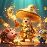 Win big with kingjohnnie in this vibrant 3D casino adventure showcasing golden treasures and magical characters.