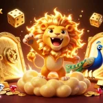 Spin to win with oppa86 link, showcasing a vibrant 3D gaming scene filled with riches.