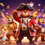 Engage with the thrilling adventures at 33WIN, featuring colorful casino elements and vibrant characters.