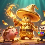 Experience thrilling gameplay at Red88 with an enchanting wizard, treasure, and golden magic!