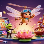 Experience the thrill of Đăng Nhập F168 with vibrant casino scenes, exciting gaming elements, and characters.
