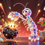 Experience EA88 excitement with a dazzling 3D casino scene featuring dynamic characters and vibrant elements.